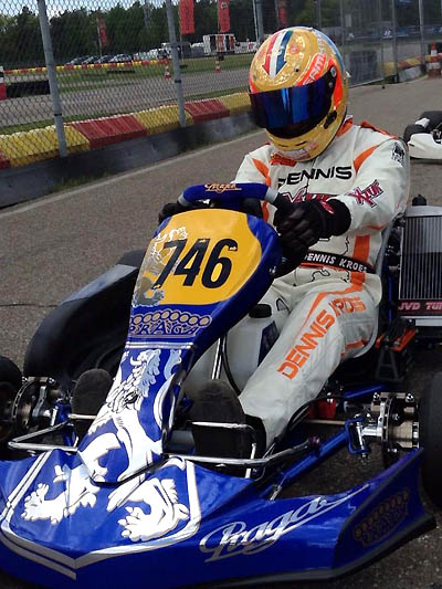 Dennis Kroes stapt over op Praga Kart